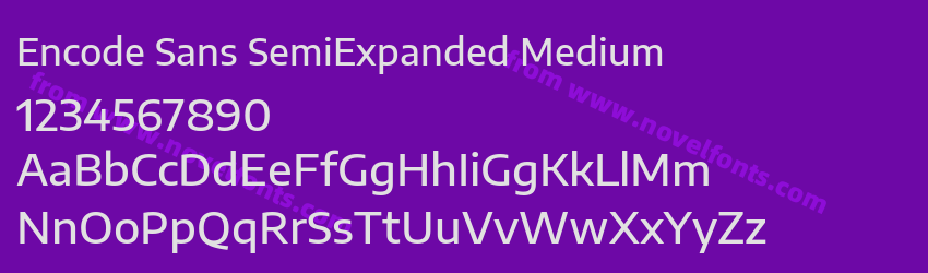 Encode Sans SemiExpanded MediumPreview