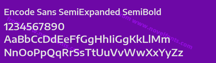 Encode Sans SemiExpanded SemiBoldPreview