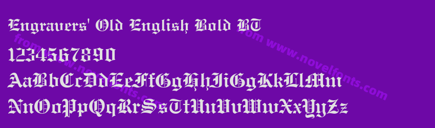 Engravers' Old English Bold BTPreview