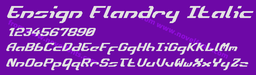 Ensign Flandry ItalicPreview