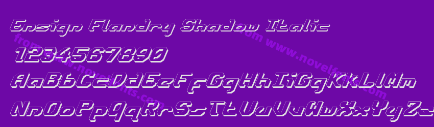 Ensign Flandry Shadow ItalicPreview