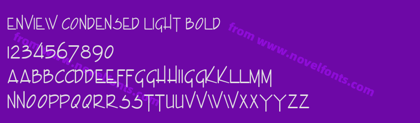 Enview Condensed Light BoldPreview