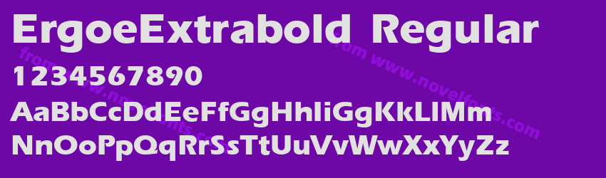 ErgoeExtrabold RegularPreview