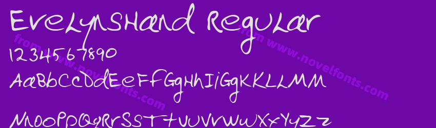 EvelynsHand RegularPreview