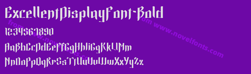 ExcellentDisplayFont-BoldPreview