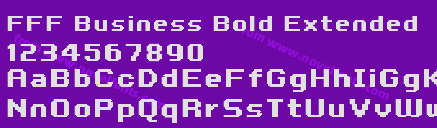 FFF Business Bold ExtendedPreview