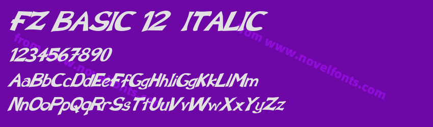 FZ BASIC 12  ITALICPreview