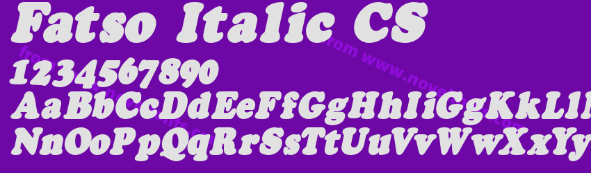 Fatso Italic CSPreview