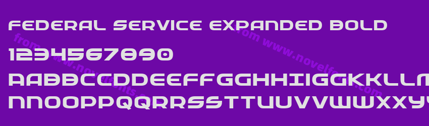 Federal Service Expanded BoldPreview