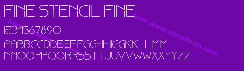 Fine stencil finePreview