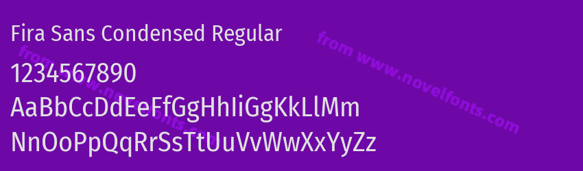 Fira Sans Condensed RegularPreview