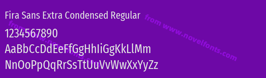 Fira Sans Extra Condensed RegularPreview