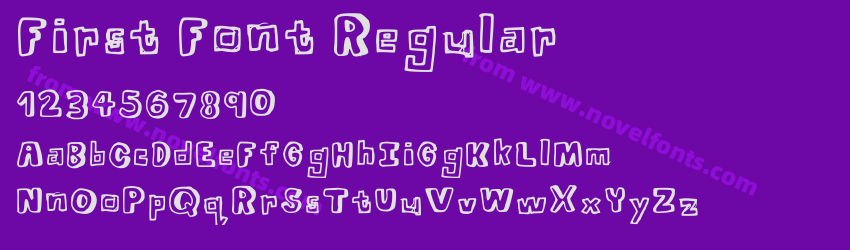 First Font RegularPreview