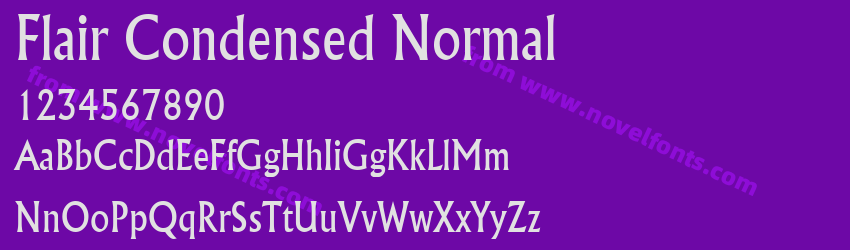 Flair Condensed NormalPreview