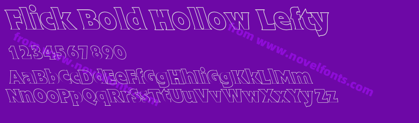 Flick Bold Hollow LeftyPreview