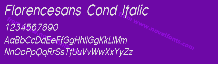 Florencesans Cond ItalicPreview