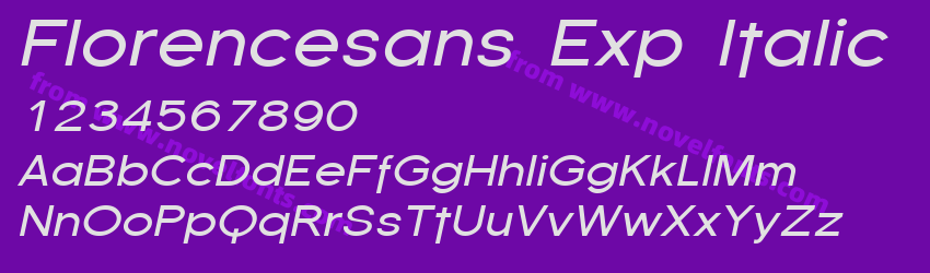 Florencesans Exp ItalicPreview