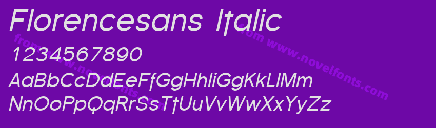 Florencesans ItalicPreview