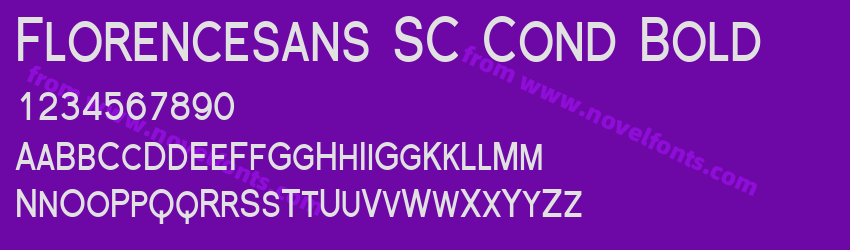 Florencesans SC Cond BoldPreview