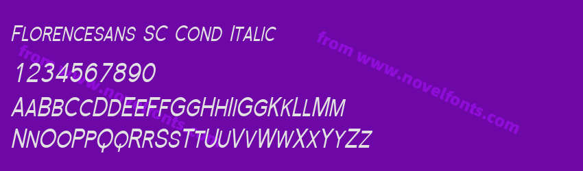 Florencesans SC Cond ItalicPreview