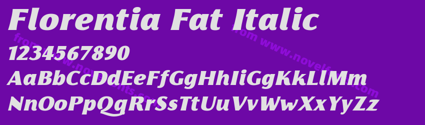 Florentia Fat ItalicPreview