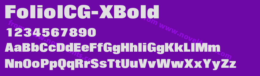 FolioICG-XBoldPreview