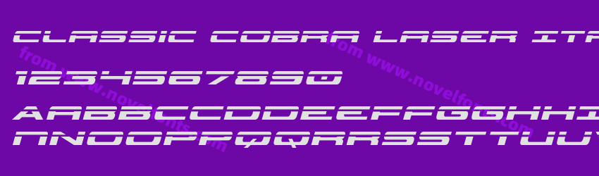 Classic Cobra Laser ItalicPreview