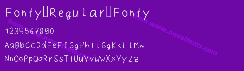 Fonty Regular FontyPreview