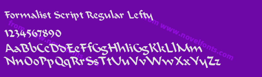 Formalist Script Regular LeftyPreview