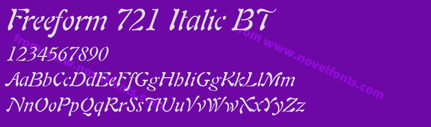 Freeform 721 Italic BTPreview