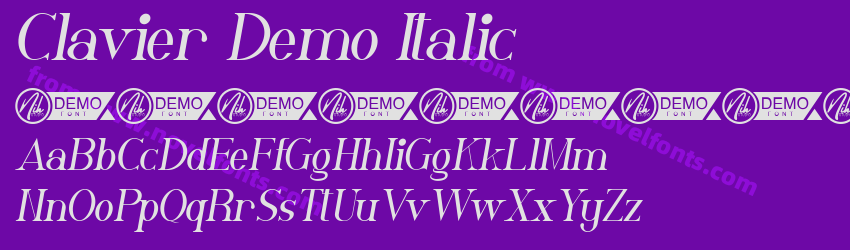 Clavier Demo ItalicPreview