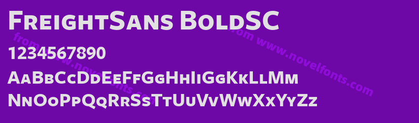 FreightSans BoldSCPreview