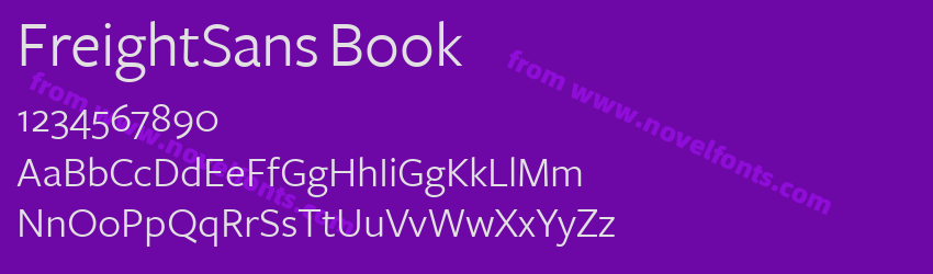 FreightSans BookPreview