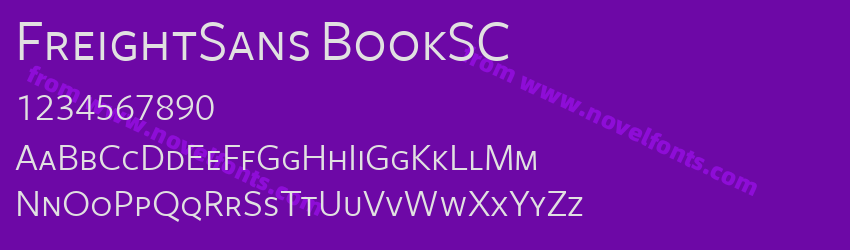 FreightSans BookSCPreview