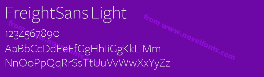 FreightSans LightPreview