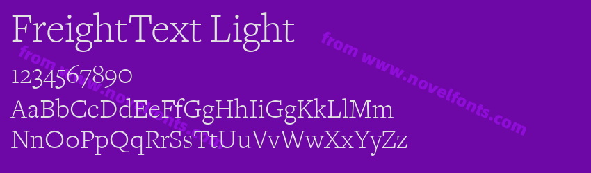 FreightText LightPreview