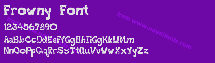 Frowny FontPreview