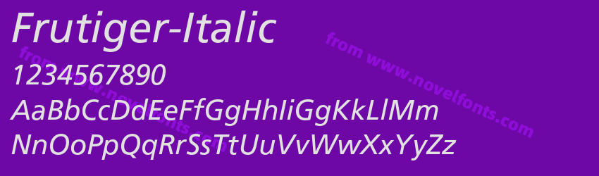 Frutiger-ItalicPreview