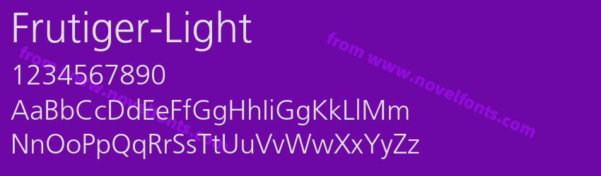 Frutiger-LightPreview