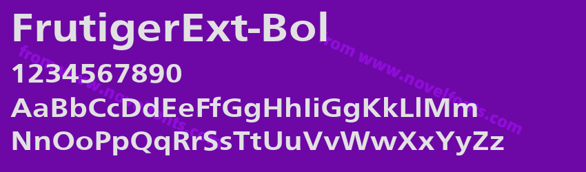FrutigerExt-BolPreview