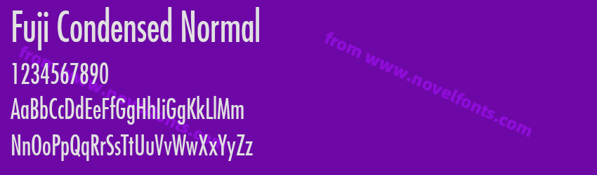 Fuji Condensed NormalPreview