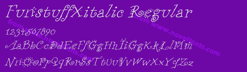 FunstuffXitalic RegularPreview