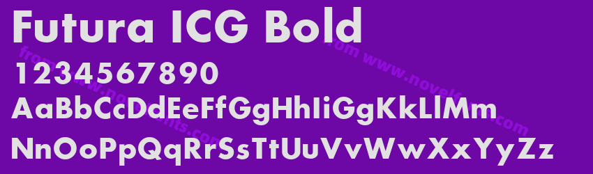 Futura ICG BoldPreview