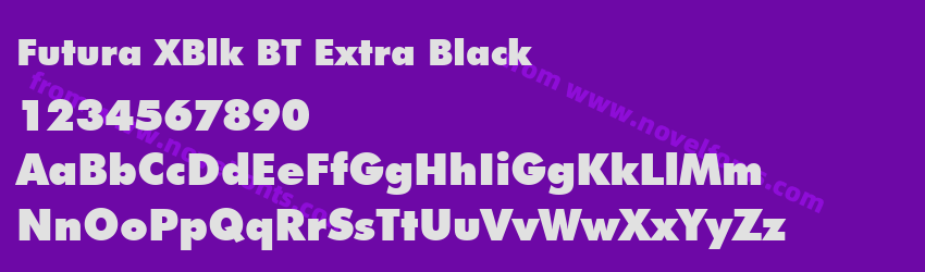 Futura XBlk BT Extra BlackPreview