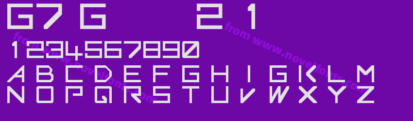 G7 Gradius2(1 byte font)Preview