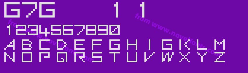 G7Gradius1(1 byte font)Preview