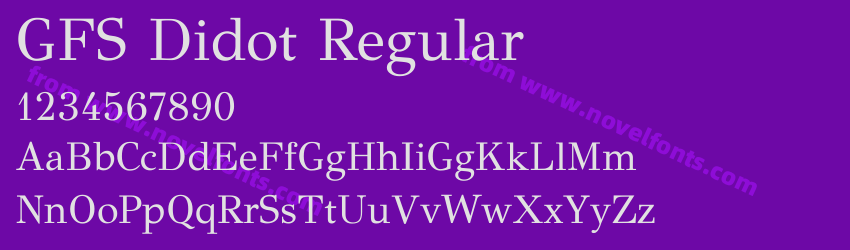 GFS Didot RegularPreview