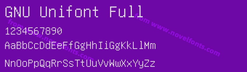 GNU Unifont FullPreview