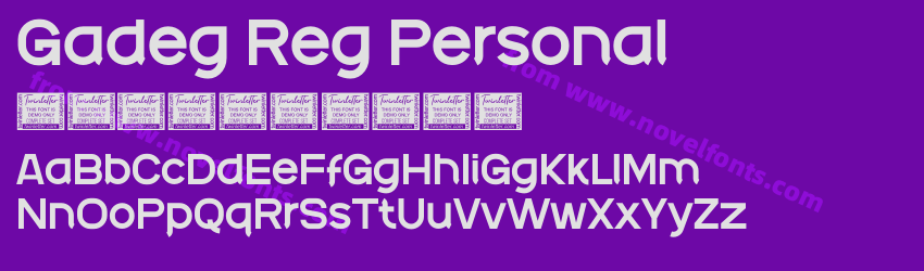 Gadeg Reg PersonalPreview