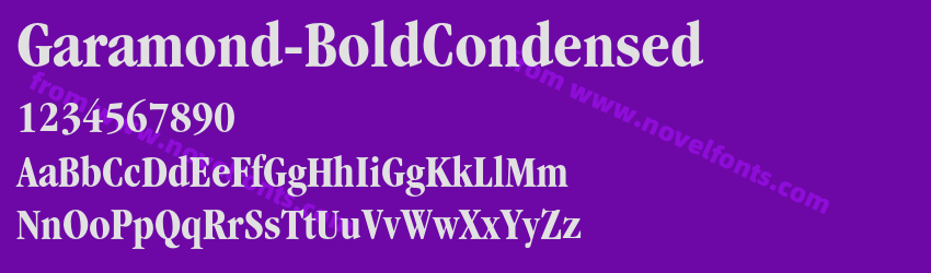 Garamond-BoldCondensedPreview